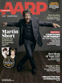 AARP February/March 2019 magazine back issue cover