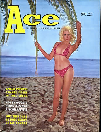 Ace August 1961 August 1961 magazine back issue cover
