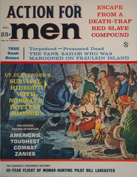 Action for Men December 1962 magazine back issue cover