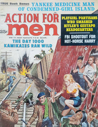 Action for Men June 1963 magazine back issue cover