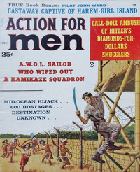 Action for Men November 1963 magazine back issue cover