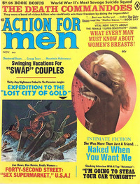 Action for Men November 1971 magazine back issue cover