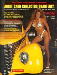 Adult Card Collector Quarterly # 8, May 1995 magazine back issue cover