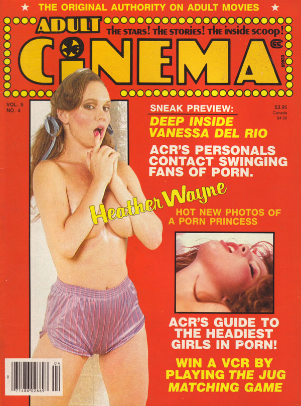 Adult Cinema Review April 1986 April 1986 magazine back issue cover
