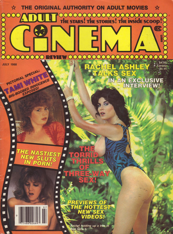 Adult Cinema Review July 1988 July 1988 magazine back issue cover