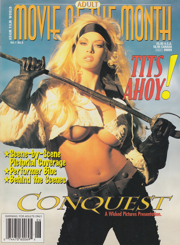 Adult Movie of the Month Vol. 1 # 6 Volume 1, Number 6 magazine back issue cover