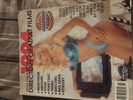 Adam Film World Guide Directory # 1, Vol 7 # 11, Directory of Adult Films 1994 magazine back issue cover