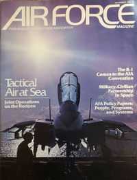 Air Force November 1982 magazine back issue cover