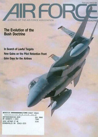 Air Force February 2003 magazine back issue cover