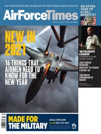 Air Force Times January 2021 magazine back issue cover