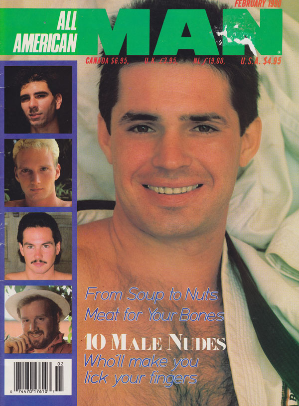 All American Man February 1990 February 1990 magazine back issue cover