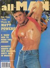 All Man March 1990 magazine back issue cover
