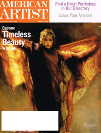 American Artist March 2005 magazine back issue cover