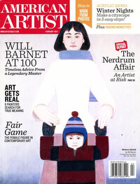 American Artist February 2012 magazine back issue cover
