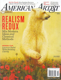 American Artist October 2012 magazine back issue cover