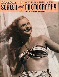Amateur Screen and Photography December 1951 magazine back issue cover