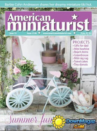 American Miniaturist # 146, June 2015 magazine back issue cover