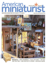 American Miniaturist # 224, February 2022 magazine back issue cover