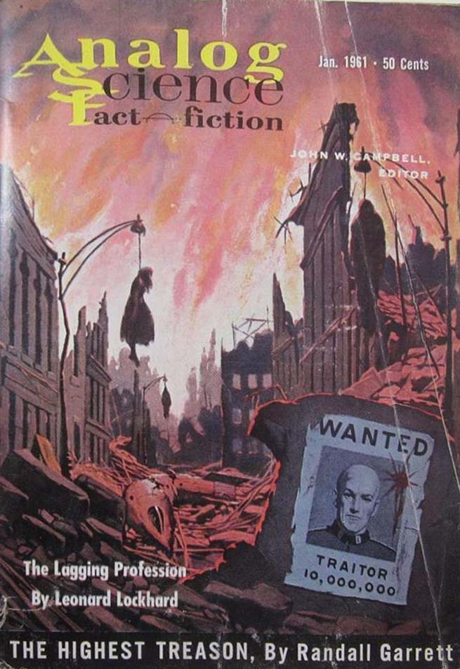Analog Science Fact & Fiction January 1961 January 1961 magazine back issue cover