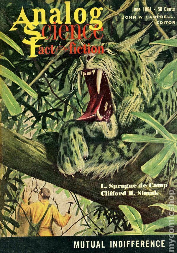 Analog Science Fact & Fiction June 1961 June 1961 magazine back issue cover