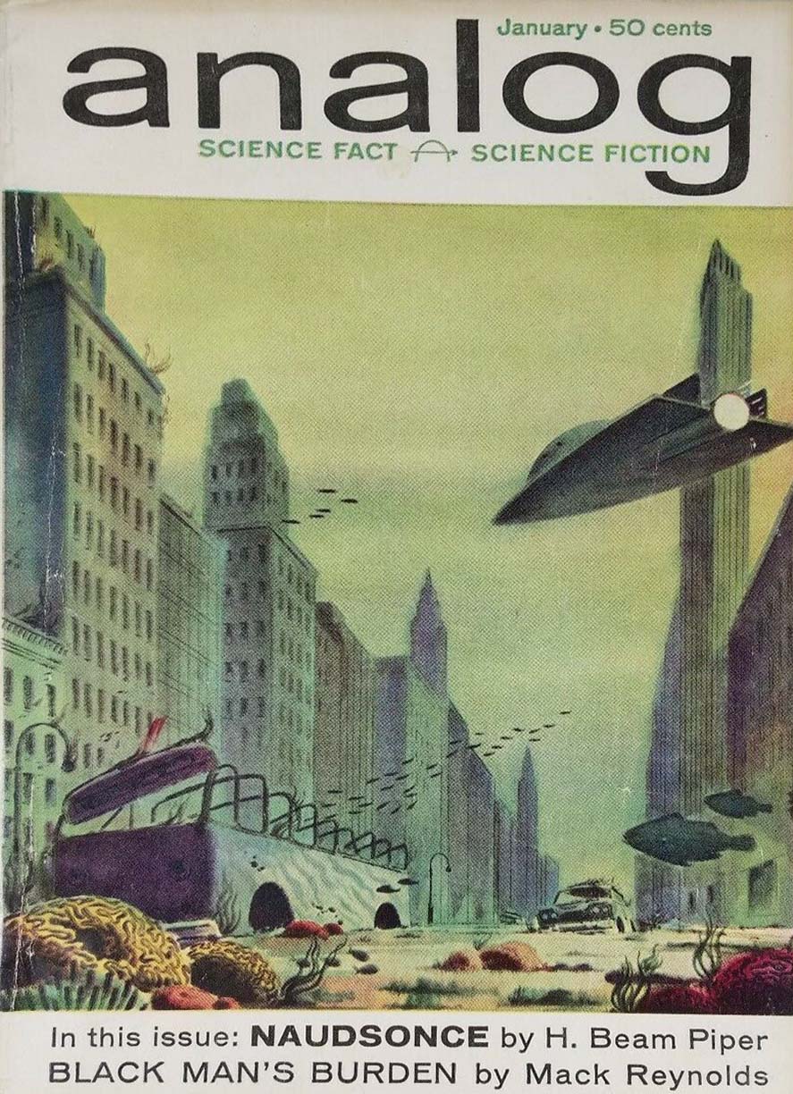 Analog Science Fact & Fiction January 1962 January 1962 magazine back issue cover