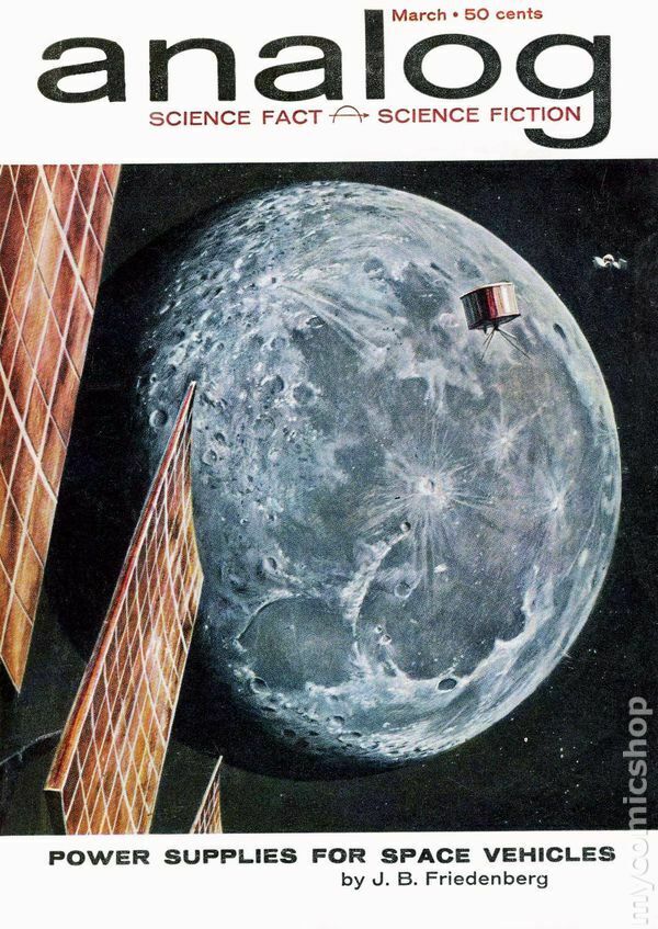Analog Science Fact & Fiction March 1962 March 1962 magazine back issue cover