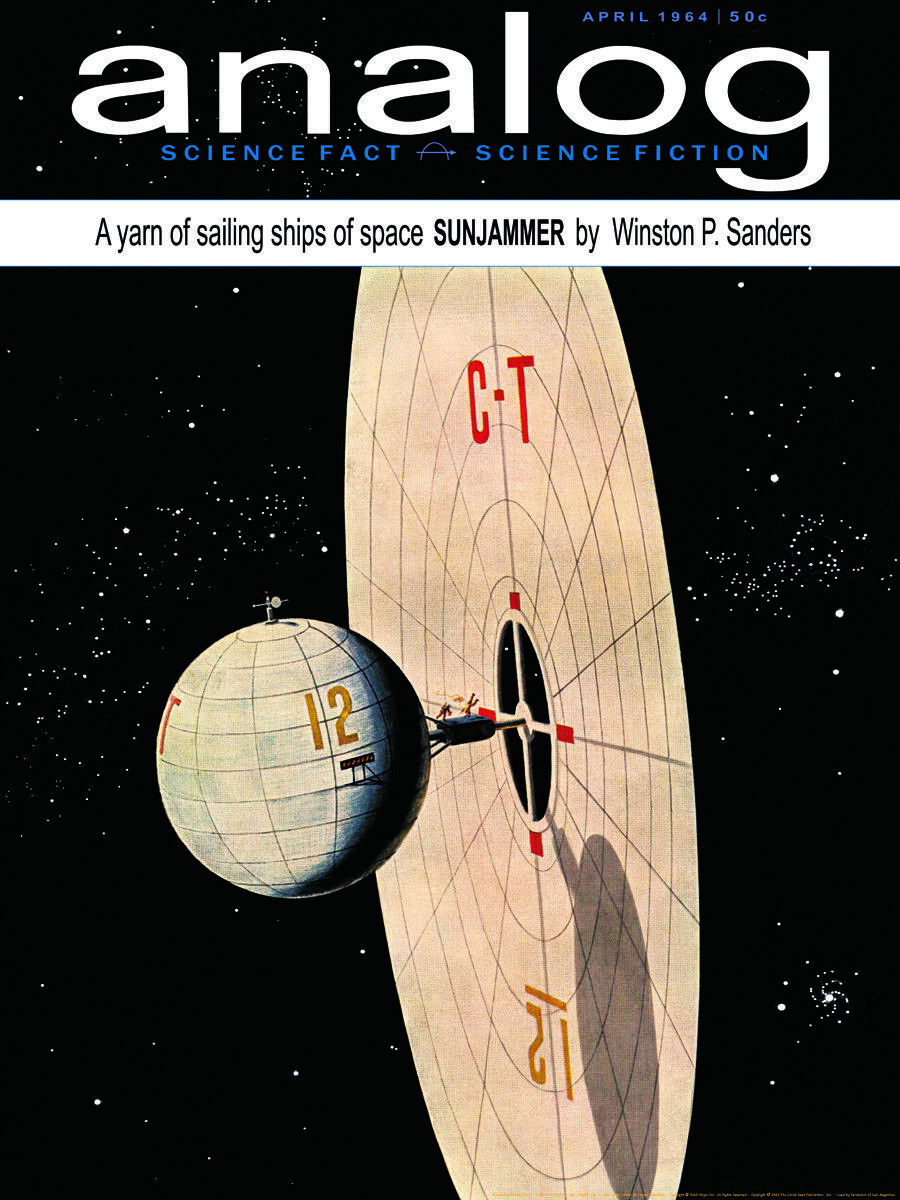 Analog Science Fact & Fiction April 1964 April 1964 magazine back issue cover