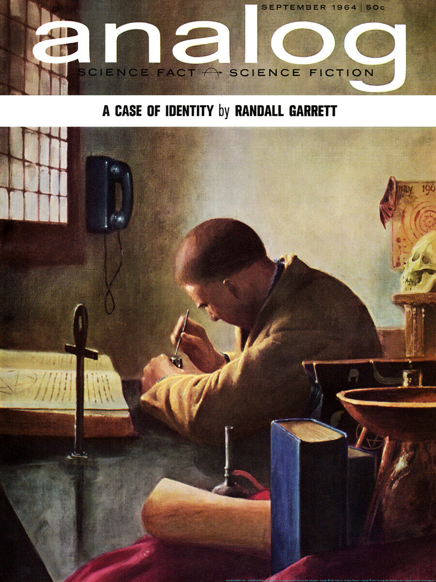 Analog Science Fact & Fiction September 1964 September 1964 magazine back issue cover