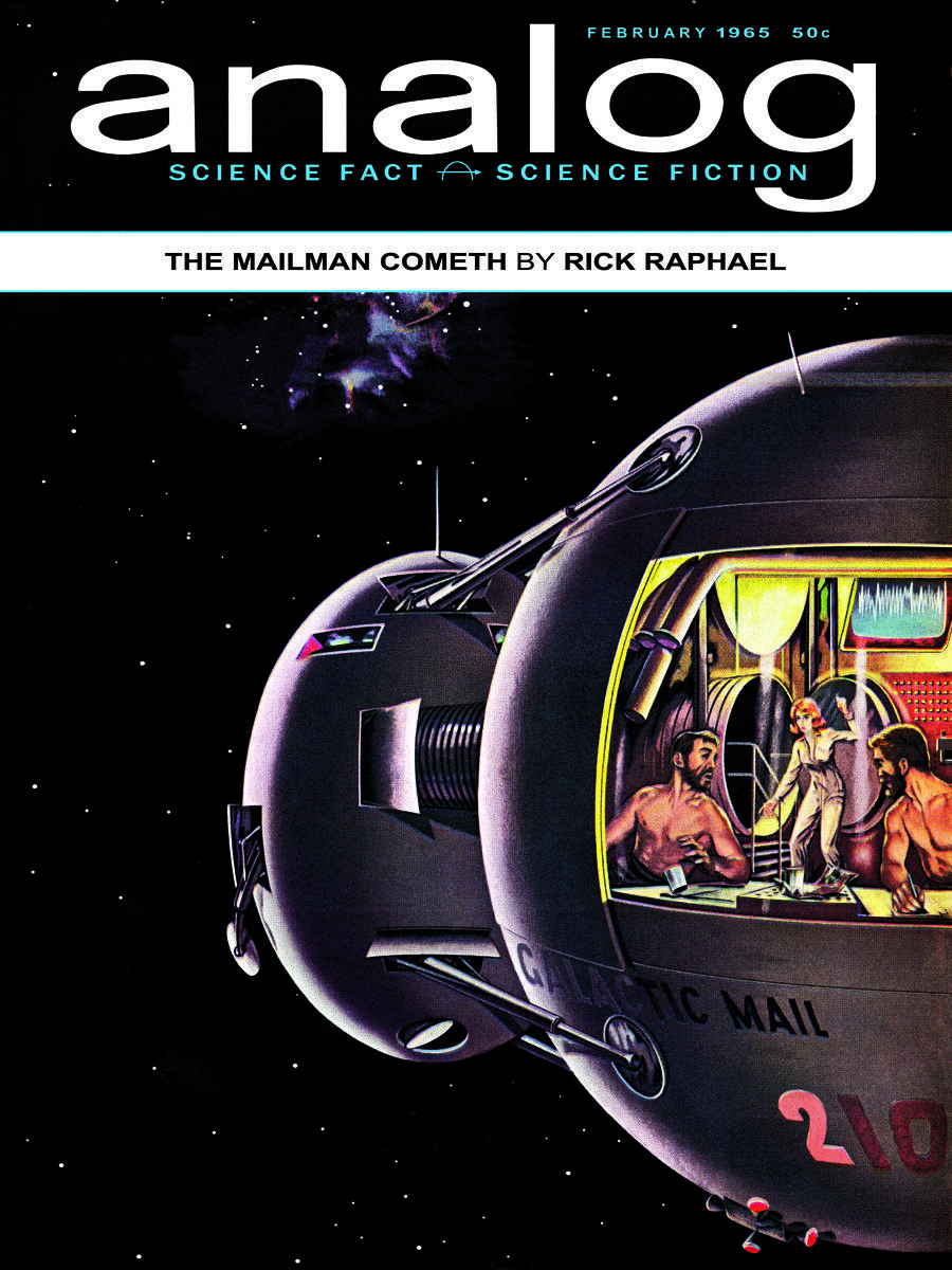 Analog Science Fact & Fiction February 1965 February 1965 magazine back issue cover