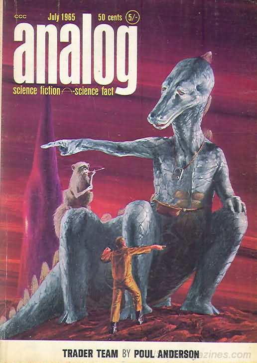 Analog Science Fact & Fiction July 1965 July 1965 magazine back issue cover