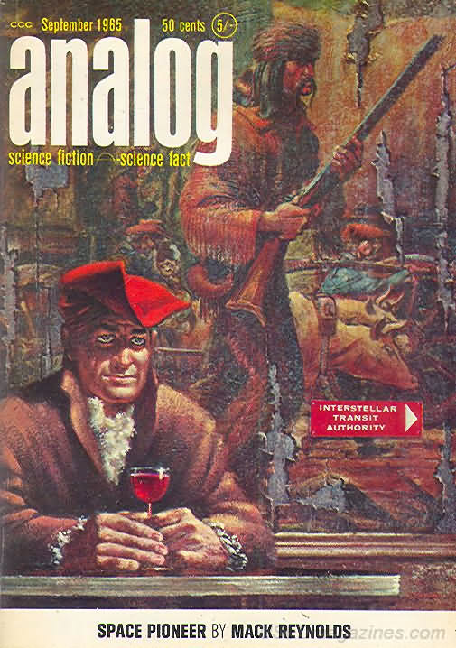 Analog Science Fact & Fiction September 1965 September 1965 magazine back issue cover