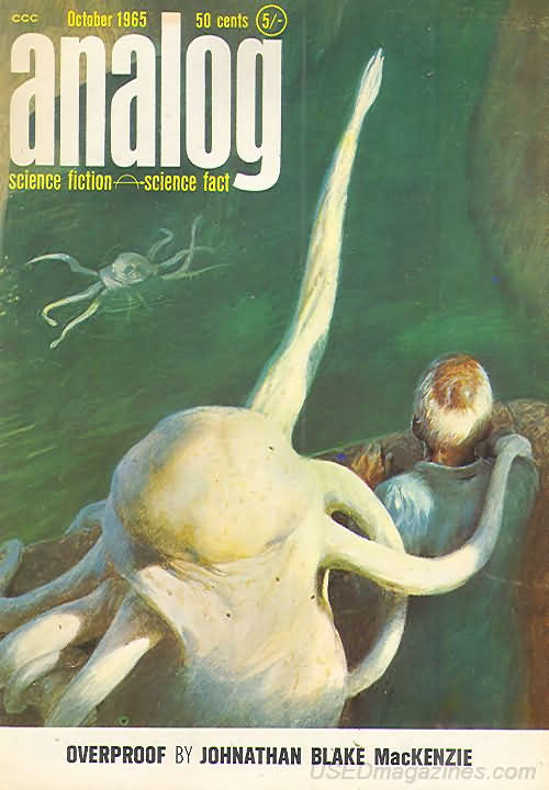 Analog Science Fact & Fiction October 1965 October 1965 magazine back issue cover