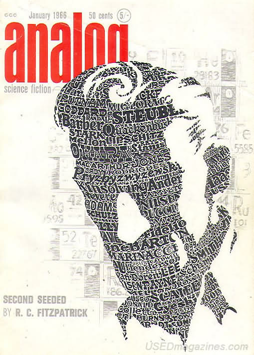 Analog Science Fact & Fiction January 1966 January 1966 magazine back issue cover