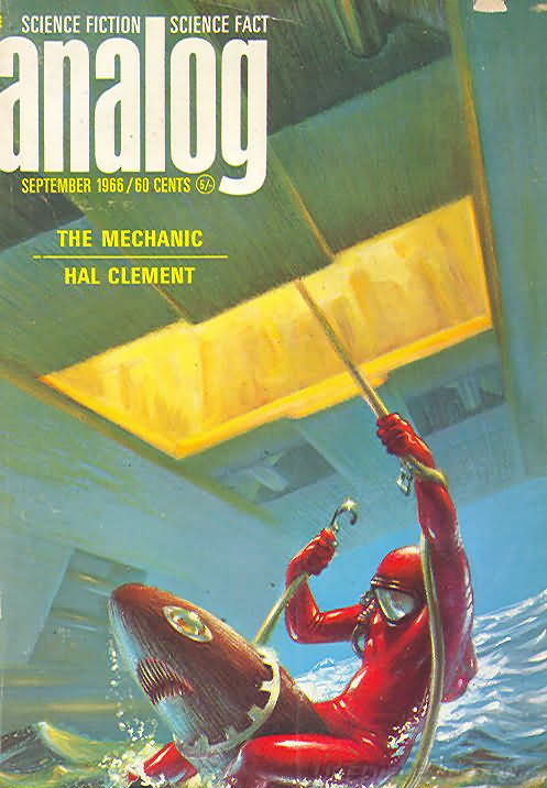 Analog Science Fact & Fiction September 1966 September 1966 magazine back issue cover