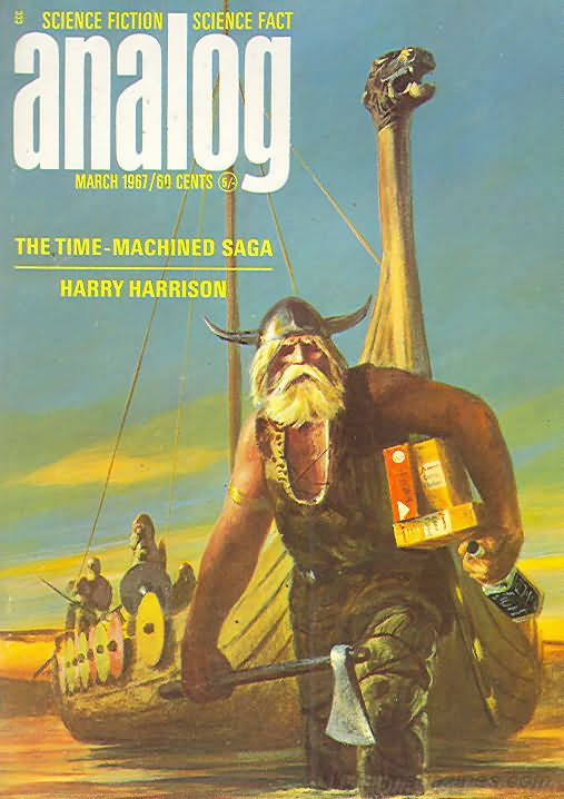 Analog Science Fact & Fiction March 1967 March 1967 magazine back issue cover