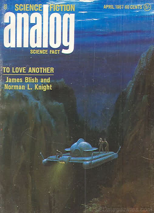 Analog Science Fact & Fiction April 1967 April 1967 magazine back issue cover