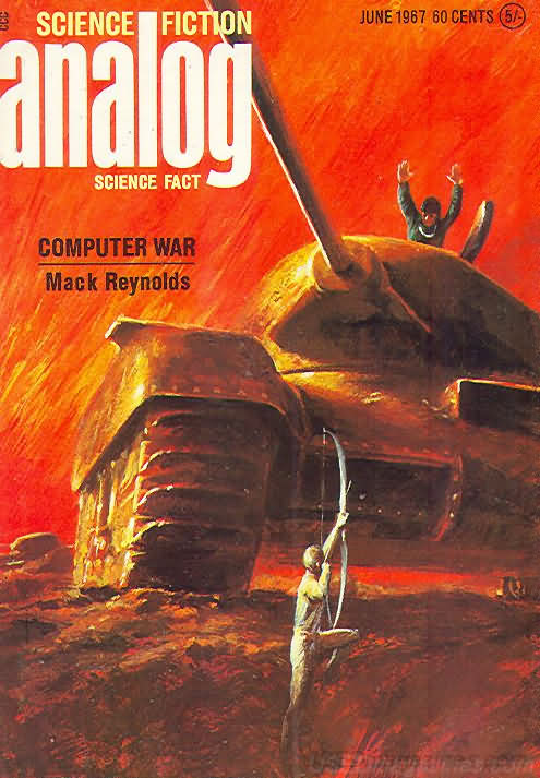 Analog Science Fact & Fiction June 1967 June 1967 magazine back issue cover