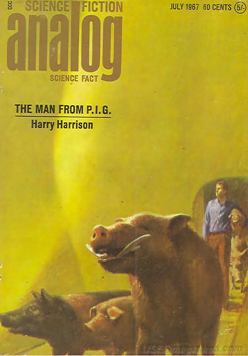 Analog Science Fact & Fiction July 1967 July 1967 magazine back issue cover