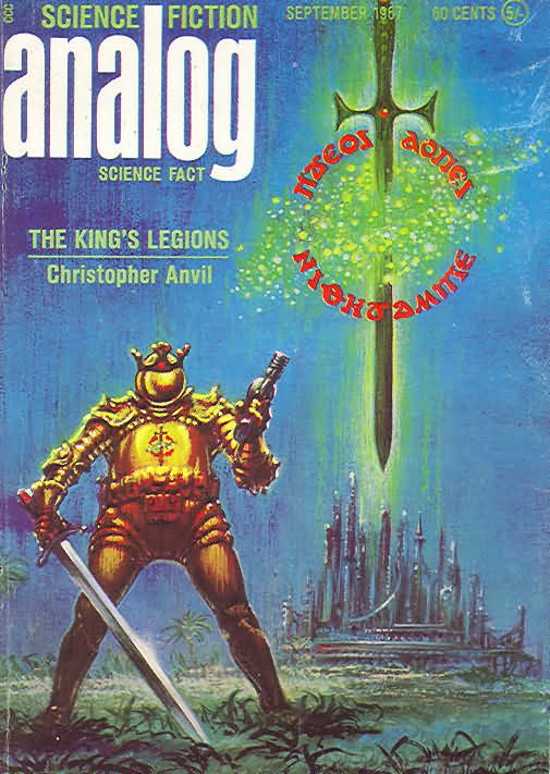 Analog Science Fact & Fiction September 1967 September 1967 magazine back issue cover