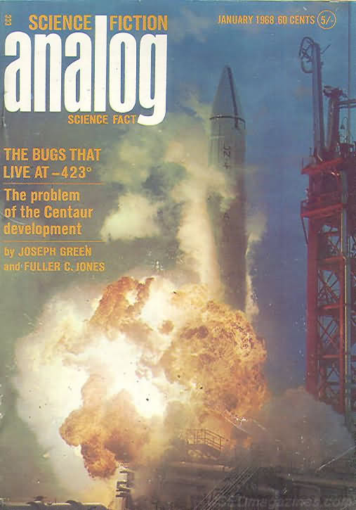 Analog Science Fact & Fiction January 1968 January 1968 magazine back issue cover