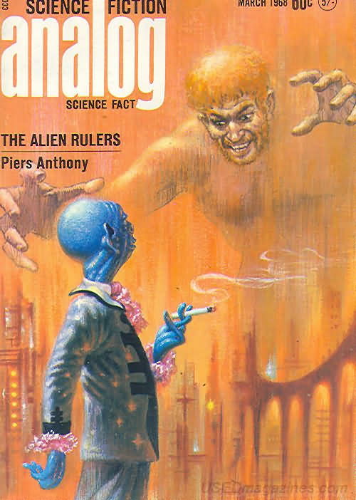 Analog Science Fact & Fiction March 1968 March 1968 magazine back issue cover