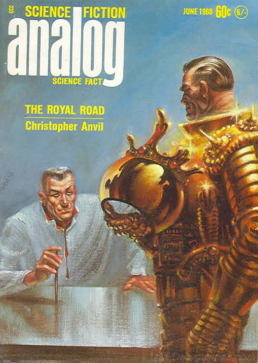 Analog Science Fact & Fiction June 1968 June 1968 magazine back issue cover