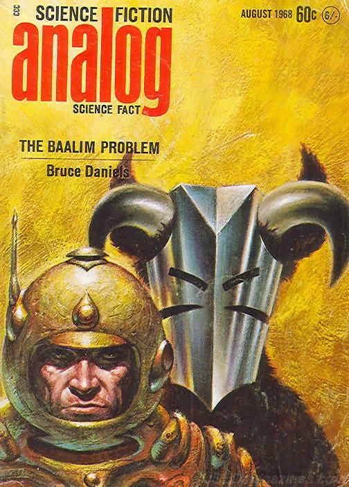 Analog Science Fact & Fiction August 1968 August 1968 magazine back issue cover