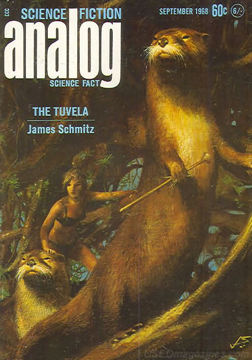 Analog Science Fact & Fiction September 1968 September 1968 magazine back issue cover