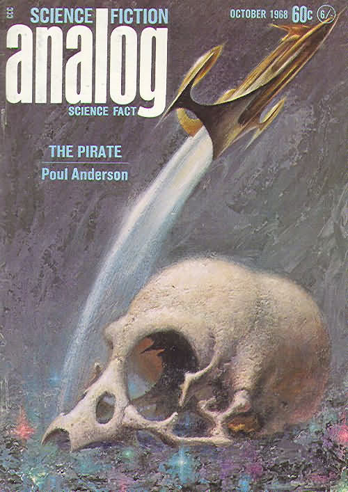 Analog Science Fact & Fiction October 1968 October 1968 magazine back issue cover