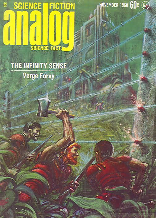 Analog Science Fact & Fiction November 1968 November 1968 magazine back issue cover