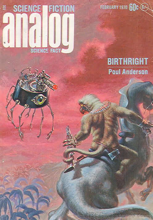 Analog Science Fact & Fiction February 1970 February 1970 magazine back issue cover