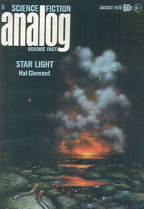 Analog Science Fact & Fiction August 1970 August 1970 magazine back issue cover