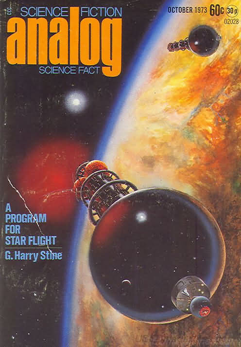 Analog Science Fact & Fiction October 1973 October 1973 magazine back issue cover