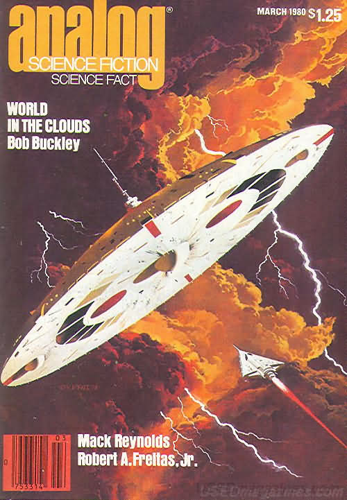 Analog Science Fact & Fiction March 1980 March 1980 magazine back issue cover